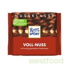 Шоколад Ritter Sport молочн.шок і фундук Voll-nuss100г, шт