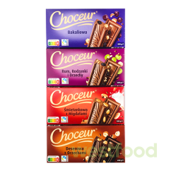 Шоколад Choceur 200г Rum/Bakaliowa/Deserowa/Smietankowa/
