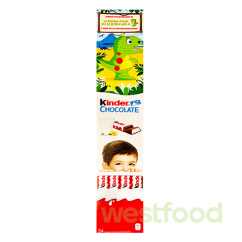 Шоколад Kinder Chocolate 3*100г лінійка