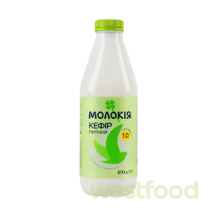 Кефір Молокія 870г 1% Питний пляшка
