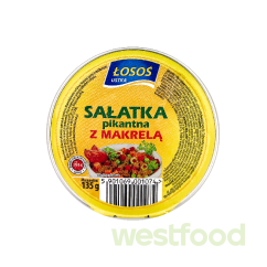 Салат пікантний з скумбрією 135г /уп.12шт/