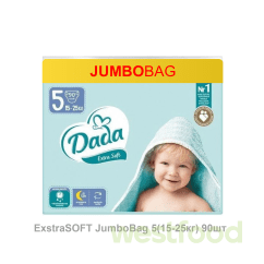 Підгузники Dada ExstraSOFT JumboBag 5(15-25кг) 90шт