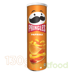 Чіпси Pringles 130г паприка /в уп.12шт/