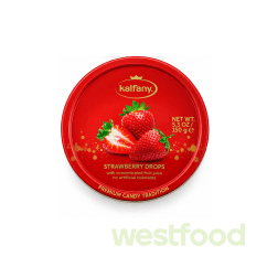 Льодяники Kalfany 150г Strawberry Candies полуниця ж/б /в уп.10шт/