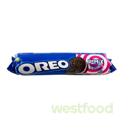 Печиво OREO Remix Raspbarry&Vanilla 157г /в уп.16шт/