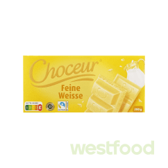 Шоколад Choceur білий 200г FeineWeisse /уп.36шт/