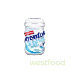 Жув.гумка MENTOS PureWhite Банка 56г Солодка м'ята /в уп.6шт/