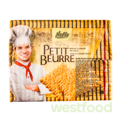 Печиво затяжне з аром. ваніль Petit Beurre Nefis 370г /уп.16шт/