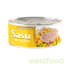 Тунець Sasu з кукурудзою 160 г/в уп.24шт/