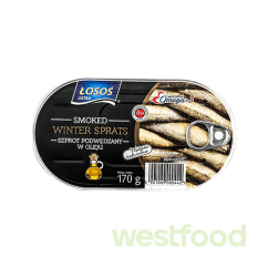 Шпроти в олії Losos 170г Winter Sprats /в уп.16шт/