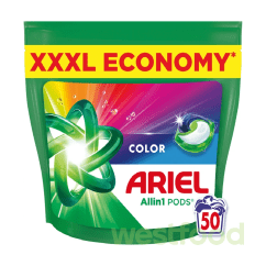 Капсули для прання Ariel 50шт Сенсітів /уп.2шт/