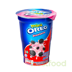 Печиво OREO MINI Полуниця 61,3г стакан/в уп.24шт/