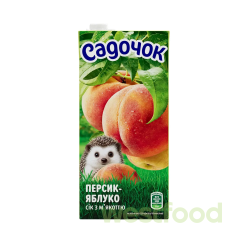 Сік Садочок 0,95л  персик-яблуко /в уп.12шт/