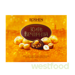 Цукерки Київ Вечірній 176г Roshen /уп.7шт/