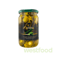 Перець Aegean ATHENA 700(360)г халапеньо різаний зелений, скло/в уп.12шт/