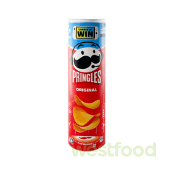 Чіпси Pringles 200г оригінальні /в уп.19шт/