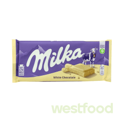 Шоколад Milka 100г White Chocolate