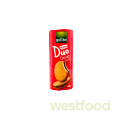 Печиво GULLON Duo Mega сендвіч світле з шок.кремом 300г/в уп.20шт/