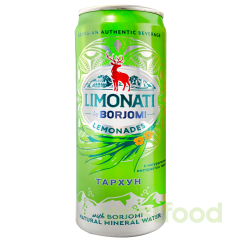 Напій BORJOMI Limonati Тархун 0,33л/уп 12шт/