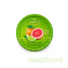 Льодяники Kalfany 150г Citrus Fruit цитрусові  ж/б /в уп.10шт/