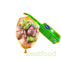 Шоколадні зайці Only сітка 80г /в уп.26шт/