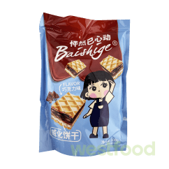 Вафлі Baishige 108г Шоколад /уп.24шт/