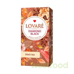 Чай LOVARE 24пак Diamond Black /уп.12шт/