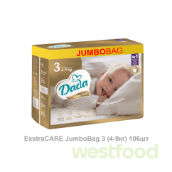 Підгузники Dada ExstraCARE JumboBag 3 (4-9кг) 106шт