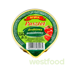 Паштет M&K курячий з помідорами 130 г /в уп.24шт/
