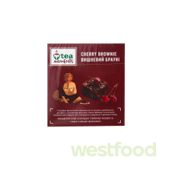 Чай Tea Moments 20пірам*1,6г Вишневий брауні, чорн /уп.14шт/