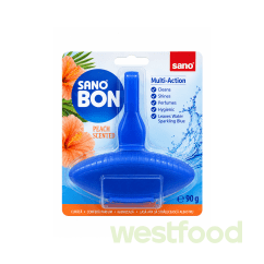 Блок для унітазу Sano Bon 1шт Персик /уп.36шт/