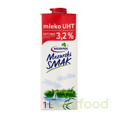 Молоко 1л MLEKPOL 3,2% MASURKI SMAK/в уп.12 шт/