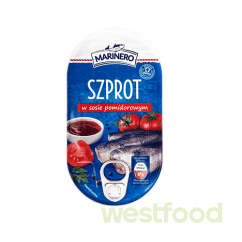 Шпроти в томатн.соусі Marinero 170г /в уп.30шт/