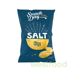 Чіпси Snack Day 150г Сіль /уп.20шт/