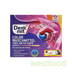 Капсули для прання Denkmit 22шт для кольорового /уп.5шт/