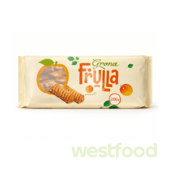 Печиво зд.листкове Грона Фрулла з абрикосом 200г /уп.24шт/