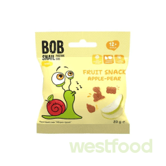 Снек Bob Snail яблуко-груша 20г з 12 місяців