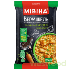 Вермішель Мівіна 59,2г Курка