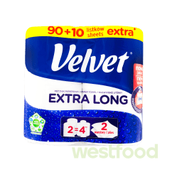 Рушник паперовий Velvet 2рул, 2-х шар
