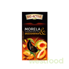 Чай BIG-ACTIVE чорний листовий Morela & brzoskwinia 80 г