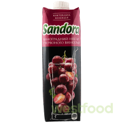 Нектар Сандора 0,95л Червоний виноград /в уп.10шт/