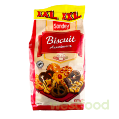 Печиво Sondey 550г асорті XXL /уп.20шт/
