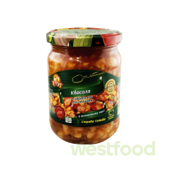 Квасоля з ковбасками та овоч. 480г Ріо /уп.8шт/