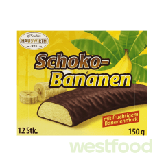 Суфле в шоколаді Schoko Bananen 150г /в уп.24шт/