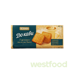 Печиво До кави Масло та ваніль 185г Roshen /уп.28шт/