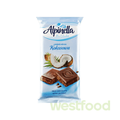 Шоколад Alpinella Кокос 90г /в уп.21шт/