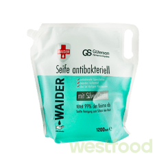 Мило рідке Waider 1200мл дой-пак антибакт. /уп.4шт/