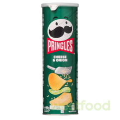 Чіпси Pringles 165г сир і цибуля  /в уп.19шт/