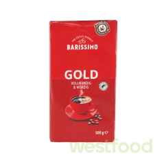 Кава мелена Barissimo 500г Gold Vollmundig черв./уп.12шт/