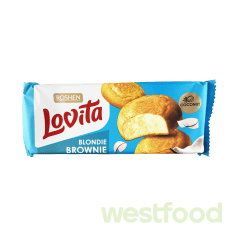 Печиво Lovita Blondie Brownie з кокосом 152г /уп.21шт/